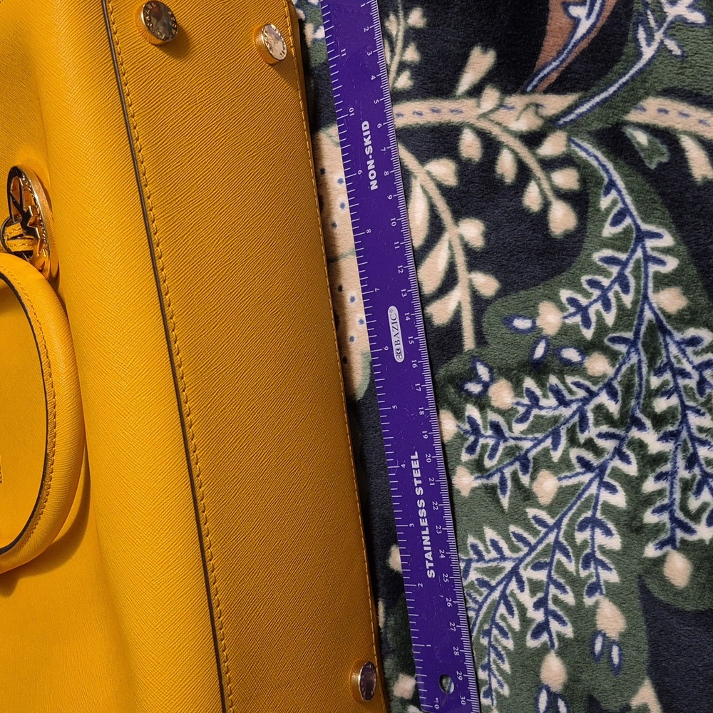 Michael Kors Yellow Satchel Bag - Picture 8 of 10